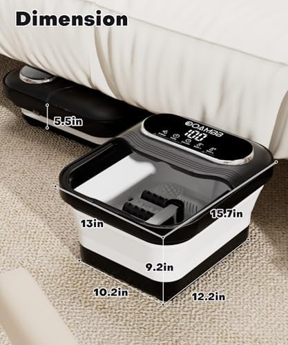 OOAMBB Collapsible Foot Spa Bath with Remote Control,Heat,Bubble,Timer - Image 6