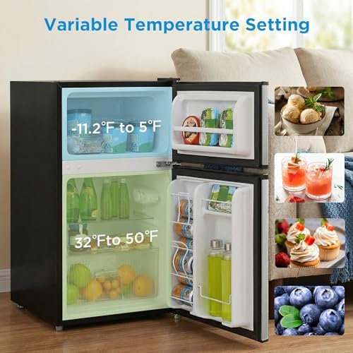 Midea 3.1 Cu.ft Mini Fridge with Freezer, Energy Star Certified, for Dorm - Image 5
