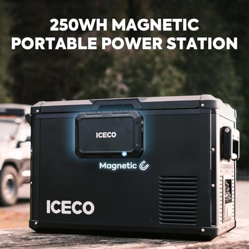 ICECO PB250 Portable Power Station, 250Wh Magnetic Power Bank, Outdoor Generator 12V Refrigerator, Mobile Lithium Battery Pack, for Home Backup Outdoor Emergency RV Van Hunting - Image 3
