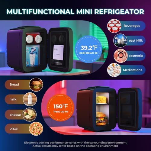 BEICHEN Mini Fridge 4L/6 Can With APP Light Controller for Gaming Room - Image 4