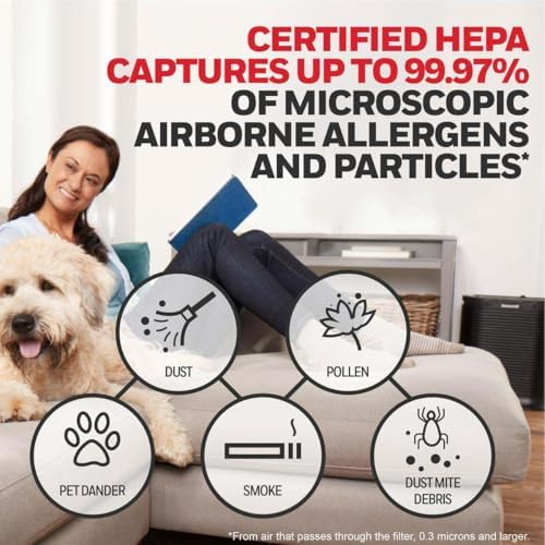 Honeywell HEPA Air Purifier Filter R, 3-Pack Air Filter Replacements - Image 4