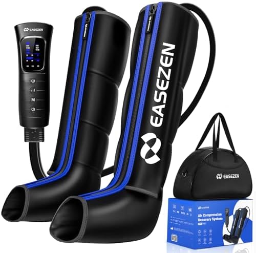EaseZen Leg Compression Massager for Circulation & Muscle Pain Relief by EaseZen