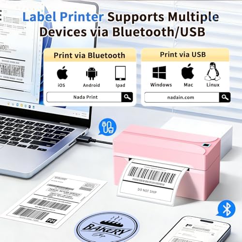 Bluetooth Thermal Label Printer,4x6 Shipping Label Printer - Image 2