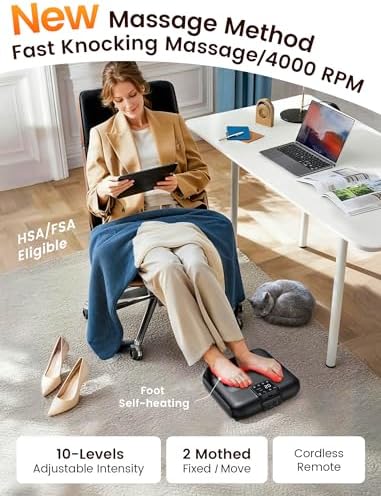 lifechill Cordless Foot Massager, Plantar Fasciitis & Neuropathy Relief - Image 2
