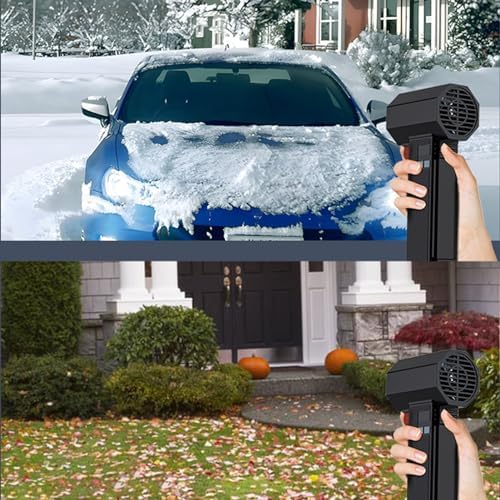 Dry Blower, 50000RPM 1600g Powerful Thrust, 64mm Duct Turbine Fan with LED Light, High Speed Brushless Motor, 11 Blades Electric Air Duster, 4000mAh Battery,4 Speeds - Image 6