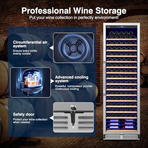 24 Inch Upgraded190 Bottles Wine Cooler Refrigerator - Image 2