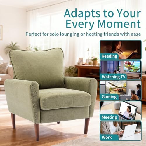 OLIXIS Comfy Accent Chair for Living Room Bedroom and Waiting Room - Image 4