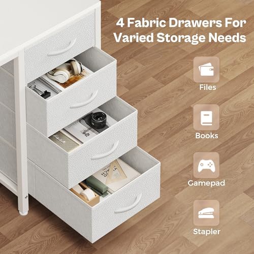 Huuger 55 inch Computer Desk with Power Outlets & 4 Drawers - Image 5