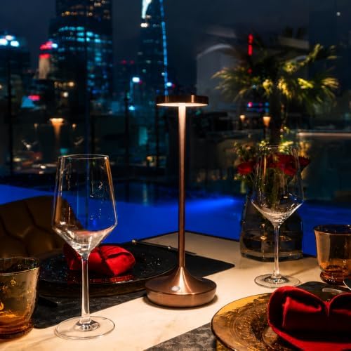 Brown Cordless Table Lamps, Rechargeable 6000mAh, 72H Runtime, Waterproof - Image 3