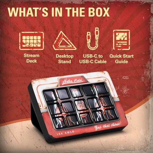 Elgato Nuka-Cola Stream Deck – Fallout Special Edition Customizable LCD Keypad for Streaming, Content Creation, and Studio Control - Image 5