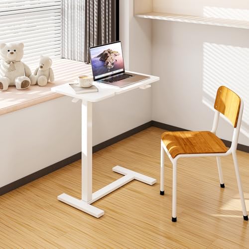 DUMOS Standing Desk with Wheels, Rolling Desk, Laptop Table - Image 2