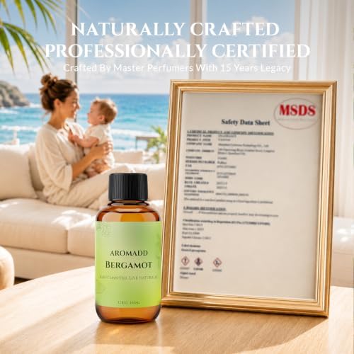 AROMADD Bergamot Diffuser Oil Inspired by Luxury Hotel Scent, 100 mL - Image 5