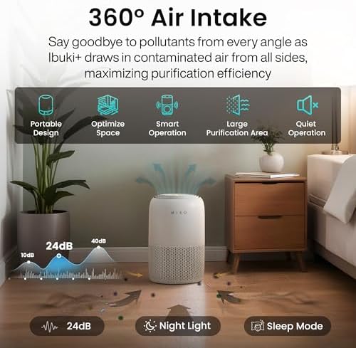 MIKO Smart H13 HEPA Air Purifier for Bedroom and Home - Image 6