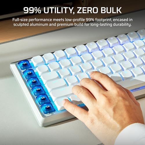 Corsair Vanguard AIR 99 Wireless RGB Gaming Keyboard – US QWERTY – White - Image 3