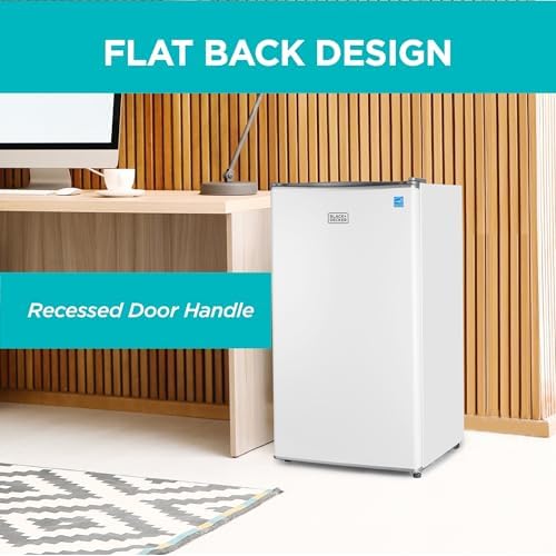 BLACK+DECKER 3.2 Cu. Ft. Compact Refrigerator, Energy Star, BCRK32W, White - Image 6