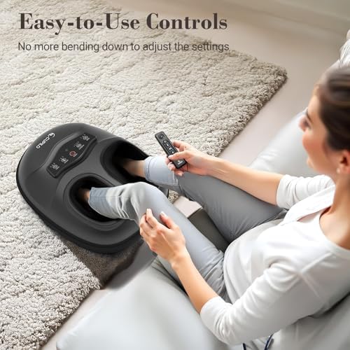 CuPiLo Foot Massager FSA Eligible HSA, Shiatsu Feet Massager with Heat - Image 3