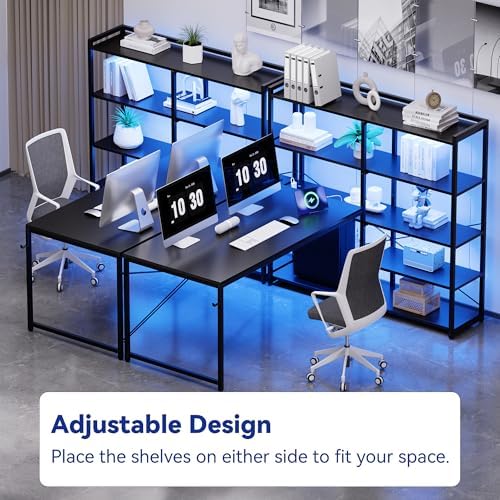 Pamray 49 Inch L Shaped Gaming Computer Desk with Shelves and Storage - Image 2