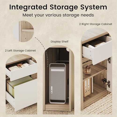 ModernMate 71" Executive Electric Standing Desk with 3 Drawers & Storage - Image 4