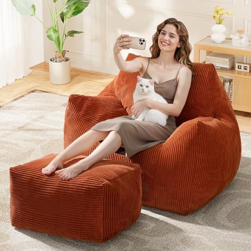 Big Bean Bag Chair for Adults, Ultra Soft BeanBag for Living Room - Image 5
