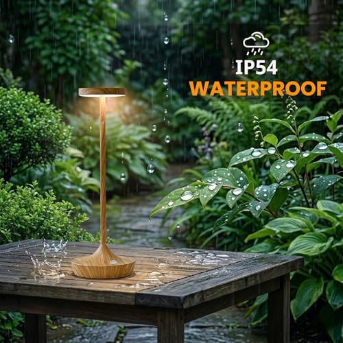 2 Pack Cordless Table Lamps, Rechargeable 6000mAh, 72H Runtime, Waterproof - Image 6