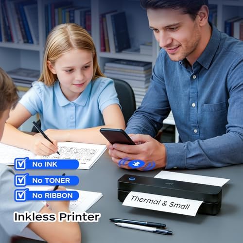 PRT MT610 A4 Thermal Printer with Case & 200 Sheets, Bluetooth & USB - Image 5
