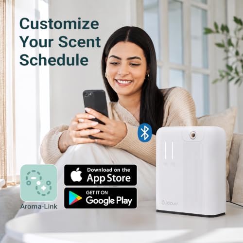 JCLOUD Waterless Essential Oil Diffuser 300 mL, Up to 1500 Ft², White - Image 6