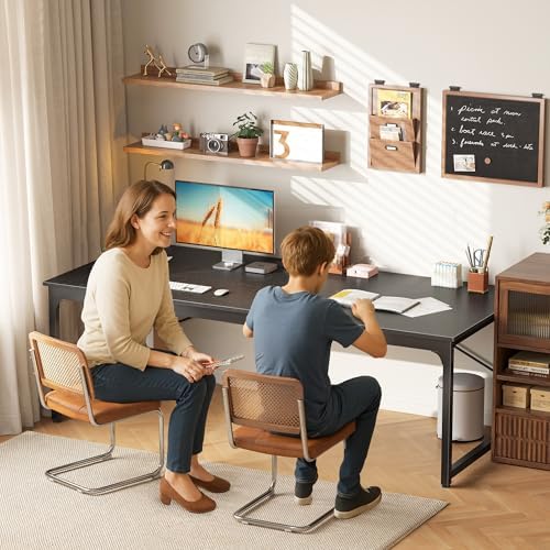 PRAISUN 70.8 X 29.5 Inch Computer Desk with Deeper Desktop - Image 2