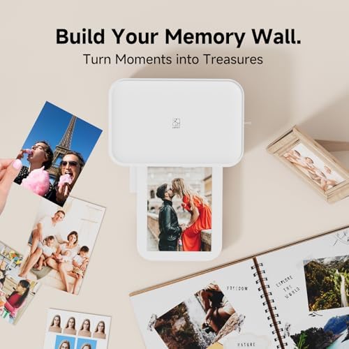 HPRT Photo Printer 4×6”,Wi-Fi for Phone,Thermal Dye-Sublimation, White - Image 3