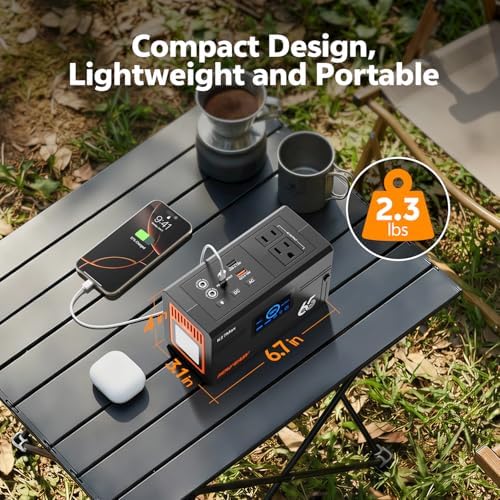 HOWEASY Portable Power Station 135W（270W Peak),Backup Lithium Battery - Image 5