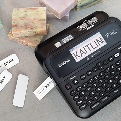 Brother P-Touch PT- D610BTVP Business Professional Connected Label Maker | Connect and Create via Bluetooth® on TZe Label Tapes up to ~1 inch,White (Pack of 3) - Image 5