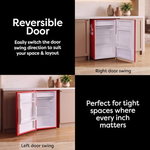 Igloo 3.2 Cu. Ft. Refrigerator With Freezer and Bottle Opener, Coke Red - Image 6