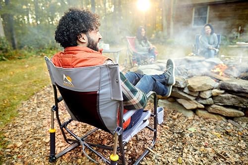 GCI Outdoor FirePit Rocker Low-Ride Outdoor Rocking Chair with Beverage Holder - Image 6