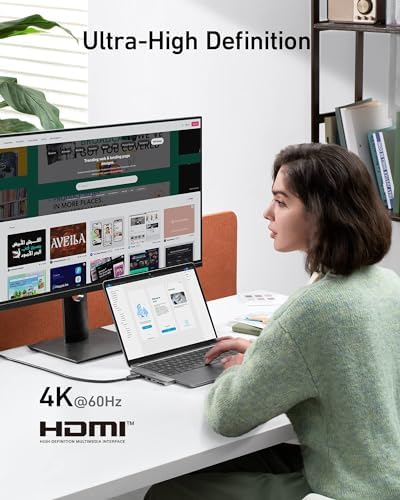 Anker USB-C Hub for MacBook, 7-in-2 Mac Dock with 4K@60Hz HDMI - Image 4