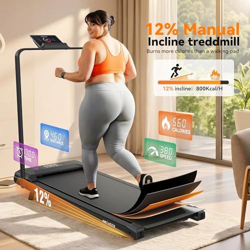 ANCHEER Walking Pad with Incline-Small Treadmill for Home - Image 2