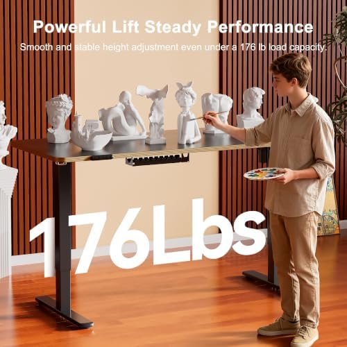 55 Inch Standing Desk with USB-C Port, Cable Management - Image 6
