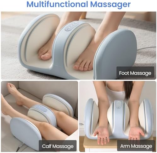 TISSCARE Shiatsu Foot Massager with Heat, Ideal for Feet & Calves, Gift for Men and Women - Image 2