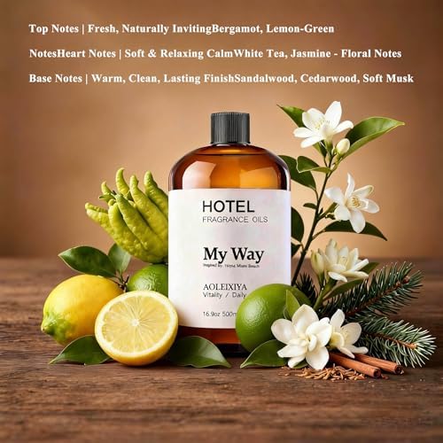 My Way Diffuser Oil Waterless Hotel Essential Oils for Diffusers for Home Inspired by The 1 Hotel Miami Scent - Premium Hotel Collection Diffuser Oil (16.9 Fl Oz (Pack of 1) - Image 5