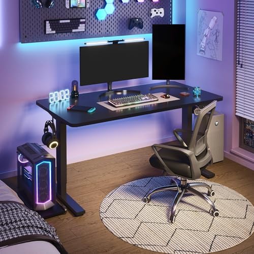 FLEXISPOT EN1 40"x24" One-Piece Standing Desk, Black (Black Frame) - Image 4