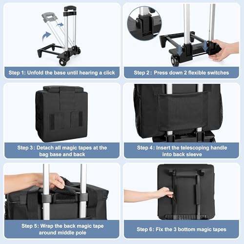 Yarwo Rolling Printer Case Compatible for Brother/HP Wireless Laser Printer - Image 6