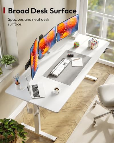 SANODESK 71''x32'' Large Electric Computer Height Adjustable Standing Desk - Image 5