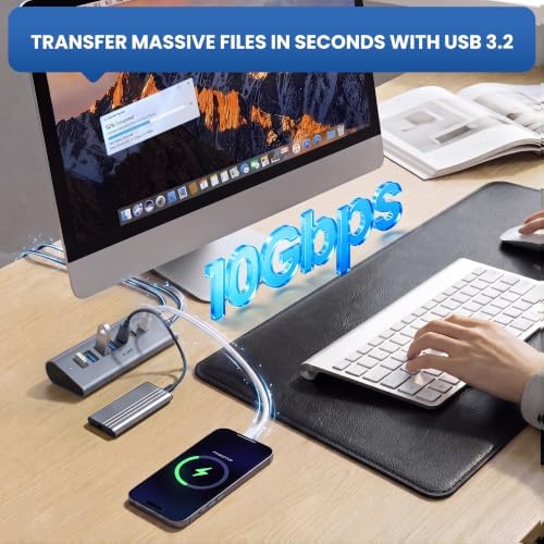EJAY 8-in-1 USB-C Hub with Detachable Cable - Image 4
