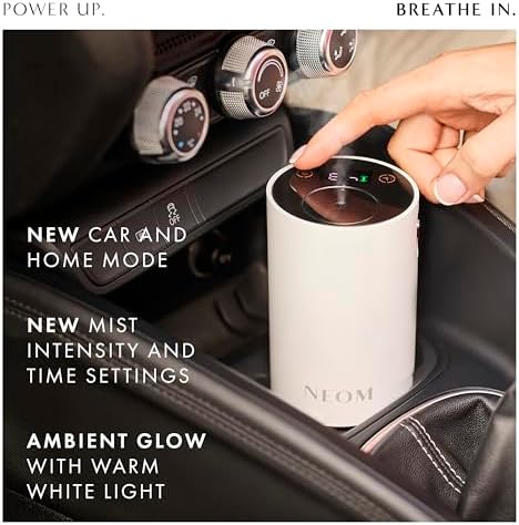 NEOM Wellbeing Pod Mini+ Essential Oil Diffuser, White I Waterless and Wireless I Portable & Versatile - car, Office or Home I Up to 125 Hours of Natural Fragrance use per Charge - Image 4