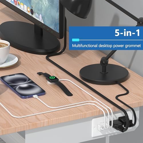 LIDER PD 36W Recessed Outlet Station, USB-A, USB-C, Power Delivery - Image 4