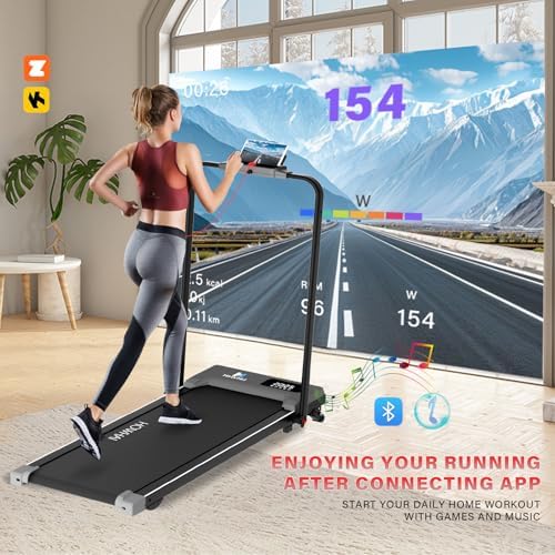 Walking Pad, HOWHAI Incline Treadmill with Handle Bar, Under Desk 2 in 1 - Image 3
