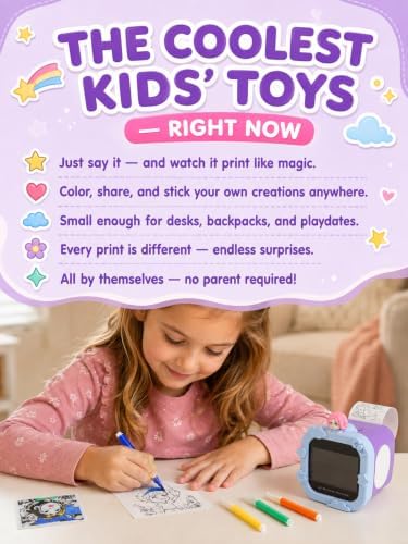 AI Sticker Printer for Kids, Frozen Toys for Girls - Image 5