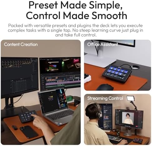 ULANZI D200H Stream Controller & USB C Docking Station with Stand Base - Image 3