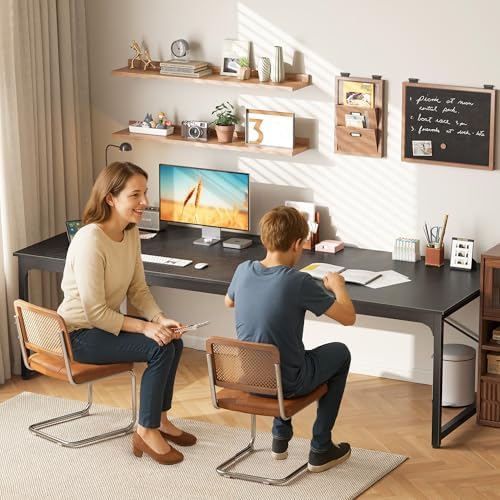 PRAISUN 78.7 X 29.5 Inch Computer Desk with Deeper Desktop - Image 2