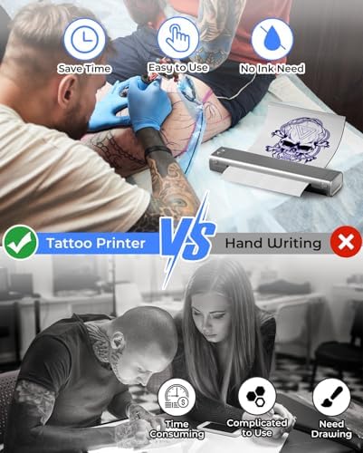 Phomemo M08F Portable Printers Wireless for Travel, Thermal Printer Support 8.5" X 11" US Letter, Bluetooth Inkless Printer Compatible with iOS, Android, Laptop for Travel, Office, Home - Image 5