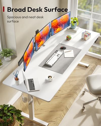 SANODESK 79''x32'' Large Electric Computer Height Adjustable Standing Desk - Image 5