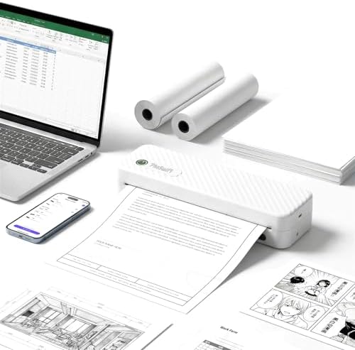 Portable Thermal Printer for Laptop/Phone, Travel Inkless Bluetooth Printer by Unknown